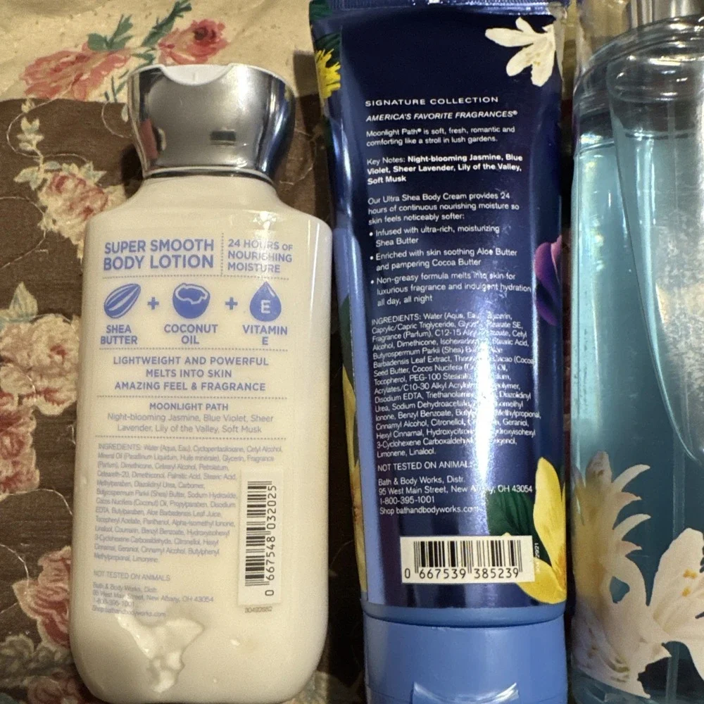 Moonlight Path Body Mist Body Cream Body Lotion By Bath & Body Works New
